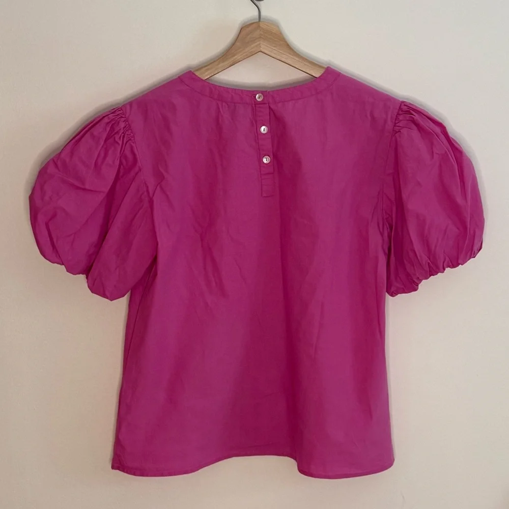 Olivia James The Label Annie Puff Sleeve Blouse - Picture 3 of 9